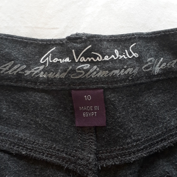 Gloria Vanderbilt Grey Stretchy Dress Pant Size 10 - Picture 3 of 5